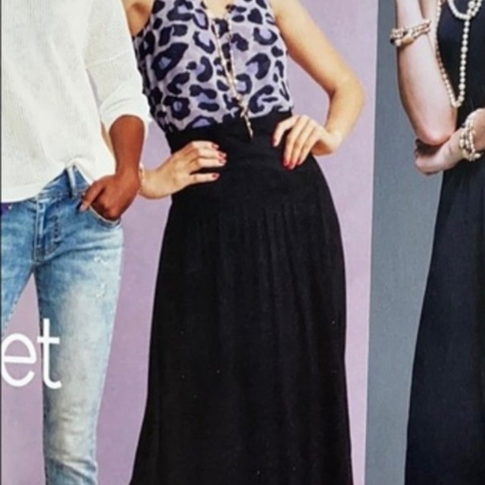 Cabi Cruise Skirt Black Medium Style 5512